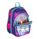 Frame backpack 39 x 29 x 17 cm, Across 410, filling: bag, pencil case, purple ACR22-410-14