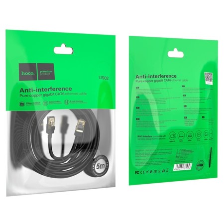 Hoco US02, RJ45-RJ45 5m Patch Cord-6