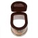 Country toilet, h = 36 cm, without a bottom, with holes for attaching to the floor, mix