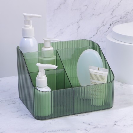 Light organizer for storage, 4 sections, 18 × 15 × 12 cm, color mix-3