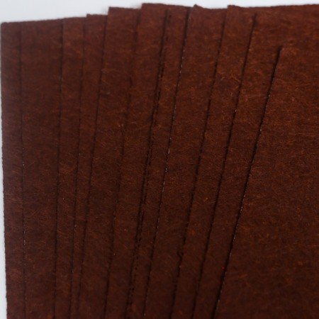 Fetr adhesive "brown" 1 mm (set of 10 sheets) A4 format format-3