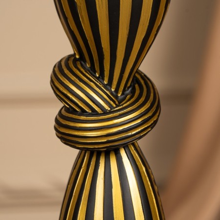 Click for one candle "Knot", a color of black and gold 29.5 x 7.5 x 7.5 cm-14