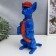 Polystone souvenir "Toy-terrier in the cap and tie" Blue with orange 29.5x14x11.5 cm