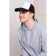 Unisex baseball cap, size 56-58, white color