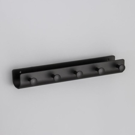 Bits for 5 hooks "Stav", 27.5 × 4 × 3.5 cm, black color-1