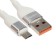 Smartbuy S72, microUSB cable - USB, 2.4 A, 1 m, charging + data transfer, white
