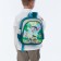 Baby backpack on a zipper, "chosen", green color