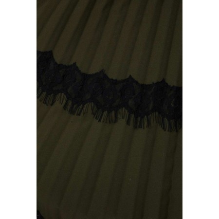 Female skirt, size 42, green color-8