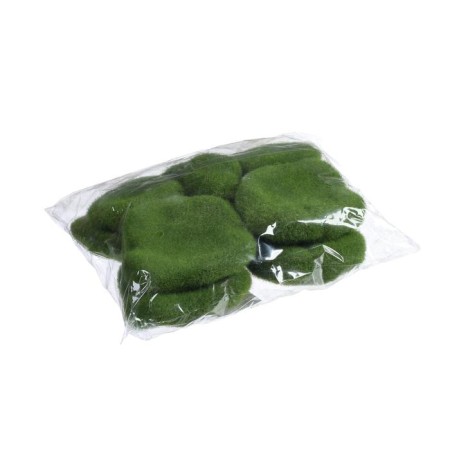 Moss Artificial "Stones", set 12 pcs., Greengo-10