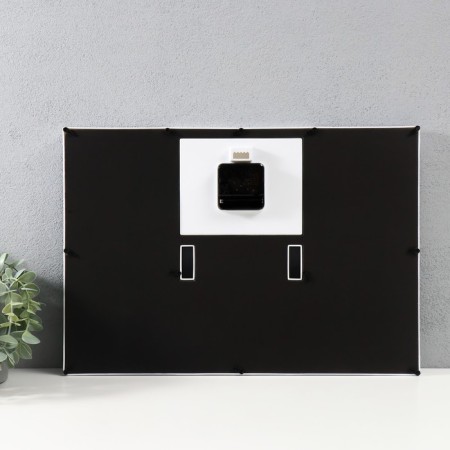 Multi -chamber with a clock 5 photos (13x18/2 pcs, 10x15/3 pcs) plastic, col. white-2