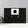 Multi -chamber with a clock 5 photos (13x18/2 pcs, 10x15/3 pcs) plastic, col. white