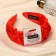 Hair cap "Juno" classics, 5 cm, red