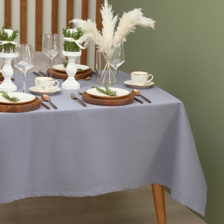 Tables Ethel Kitchen 150x220 cm, blue color, 100% cotton, sarzha 220 g/m2-1