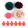 Set for creativity: Decor made of felt and set of beads "Flower mood"