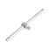 T-shaped tundra, square 1/2 ", 250 mm, CRV