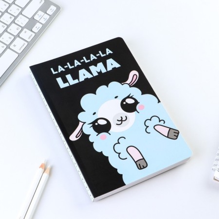 Diary A5, 96 sheets "ll-la-la-llama"-1