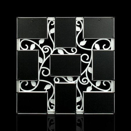 Photo frame plastic in 9 photos 10x15 cm "Binding" White 53x53 cm-3