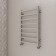 Terminus heated towel rail "Noto" P8, 500x800 mm, lower connection, chrome