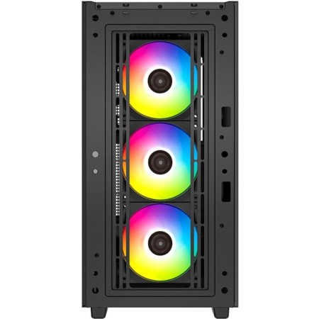 The deepcool CG540 case is black without BP ATX 2x120mm 1x140mm 2xusb3.0 Audio Bott PSU-4
