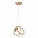 STL LUCE Sus. SL1181.313.01. Acerra. 1x40 watts, E27, 65x65 cm, brass color