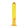 Unrealistic phallimitator Sexus Glass, glass, yellow, 17.5 cm