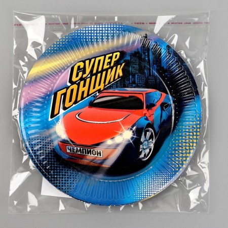 Disposable paper plate "Super-porch" (18 cm)-3