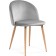 ALDO Metal Carcass stained metal/velor, natural/gray 50x50x77.5 cm
