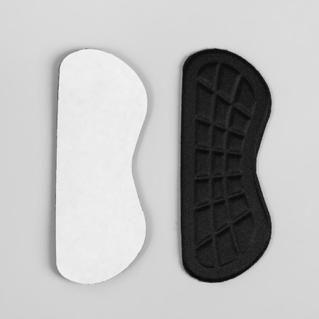 Five -holders for shoes, on a glue base, 10 × 4 cm, steam, black color-2
