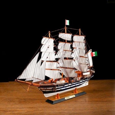 Ship with white bottom "Mortan"-2
