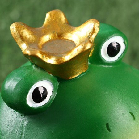 Garden figure "Princess Frog" 9x18x17cm-4