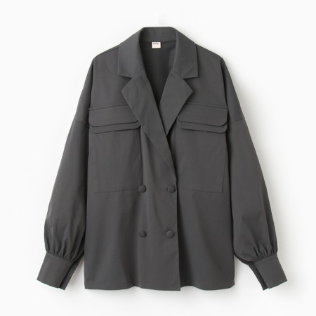 Women's jacket Minaku: safari color graphite, river 42-7