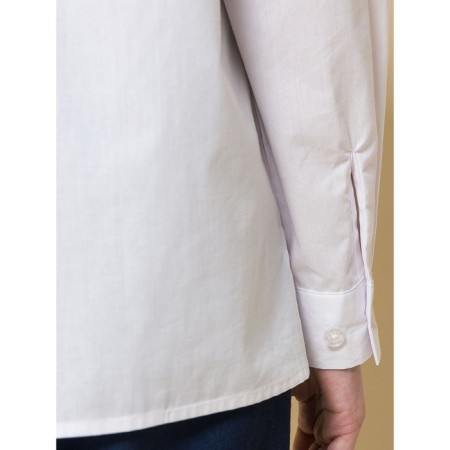 Blouse for girls, height 128 cm, white color-6