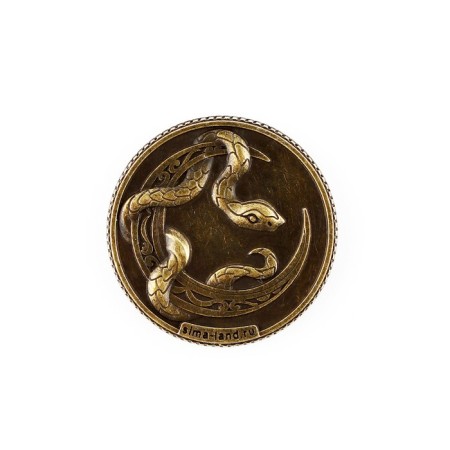 Coin Horoscope 2025 Capricorn, Brass, Diam. 2, 5 cm-4