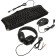 HS-HKM100G Imperial (keyboard, mouse, headset) black (489352)
