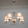 Brussels chandelier 5x60W e14 chrome 58x58x85 cm Bayerlux