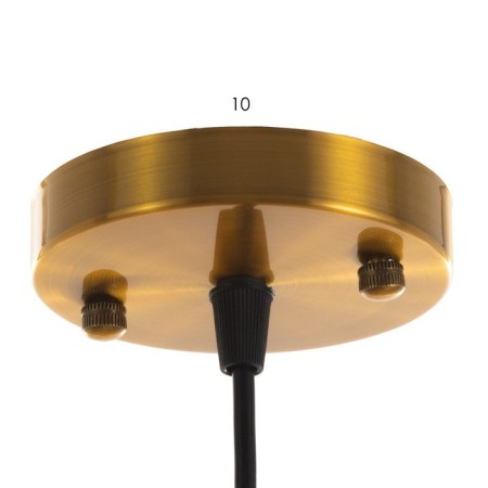 Bayerlux lamp "Anetta" E27 40W gold 16x16x23-123cm-4