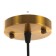 Bayerlux lamp "Anetta" E27 40W gold 16x16x23-123cm