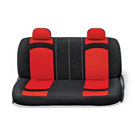 Autoshekhli university Autoprofi Extreme, XTR-803 BK/RD (M), velor+mesh fabric, set of 8 objects, black/red color-2