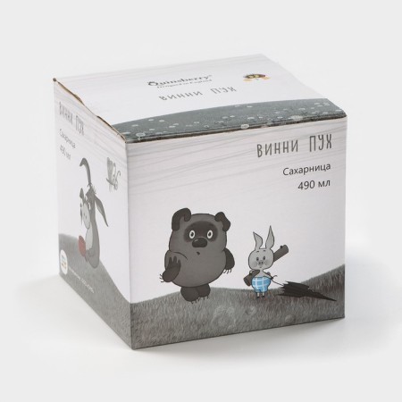 Sugar "Vinnie Puh", 490 ml, porcelain-11