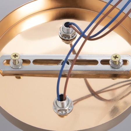 Aleta chandelier 2x40W BP E27 Gold Model: 2800430-9