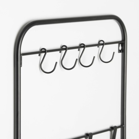 Universal storage system, 3 baskets, 4 hooks, black color-2