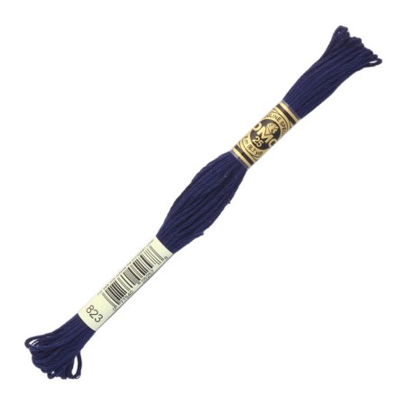 The threads of the DMC 117 (823), 12 pcs. packaged