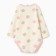 Body with a long sleeve, white color, height 62 (1-3 months)