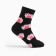 Women's socks "Cat Paws", black color, size 36-40
