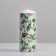 Candle - Flamingo cylinder, 8x20 cm, white