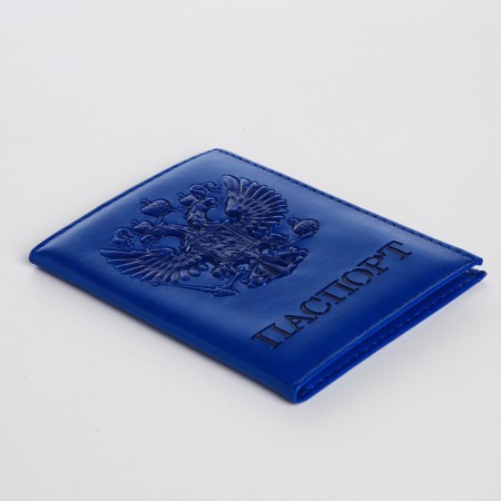 Cover for passport, blue color-2