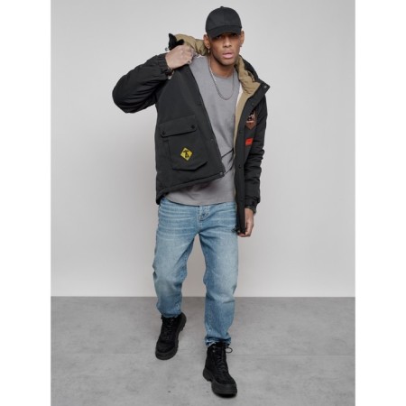 Male Winter jacket, size 56, black color-12
