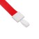 Badge tape, width-15 mm, length-80 cm, with plastic holder, red