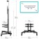 Onkron TS1552 Black 40 "-70" Max.60.5kg floor mobile mobile