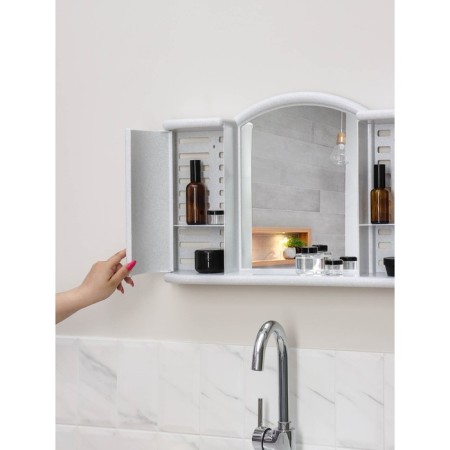 SLRACKAL CASHER for the bathroom "Argo", color white marble-10
